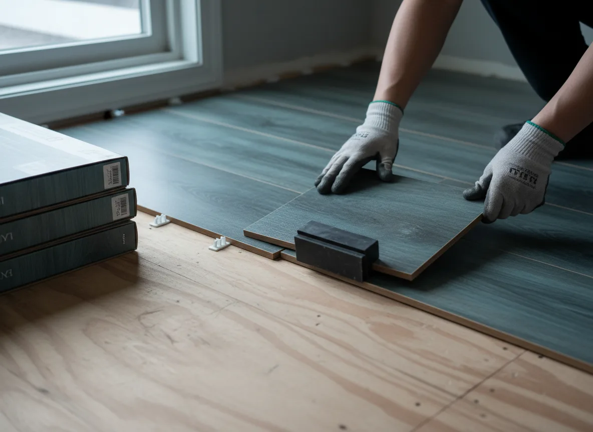 Luxury Vinyl Plank Installation company in Rockham, SD